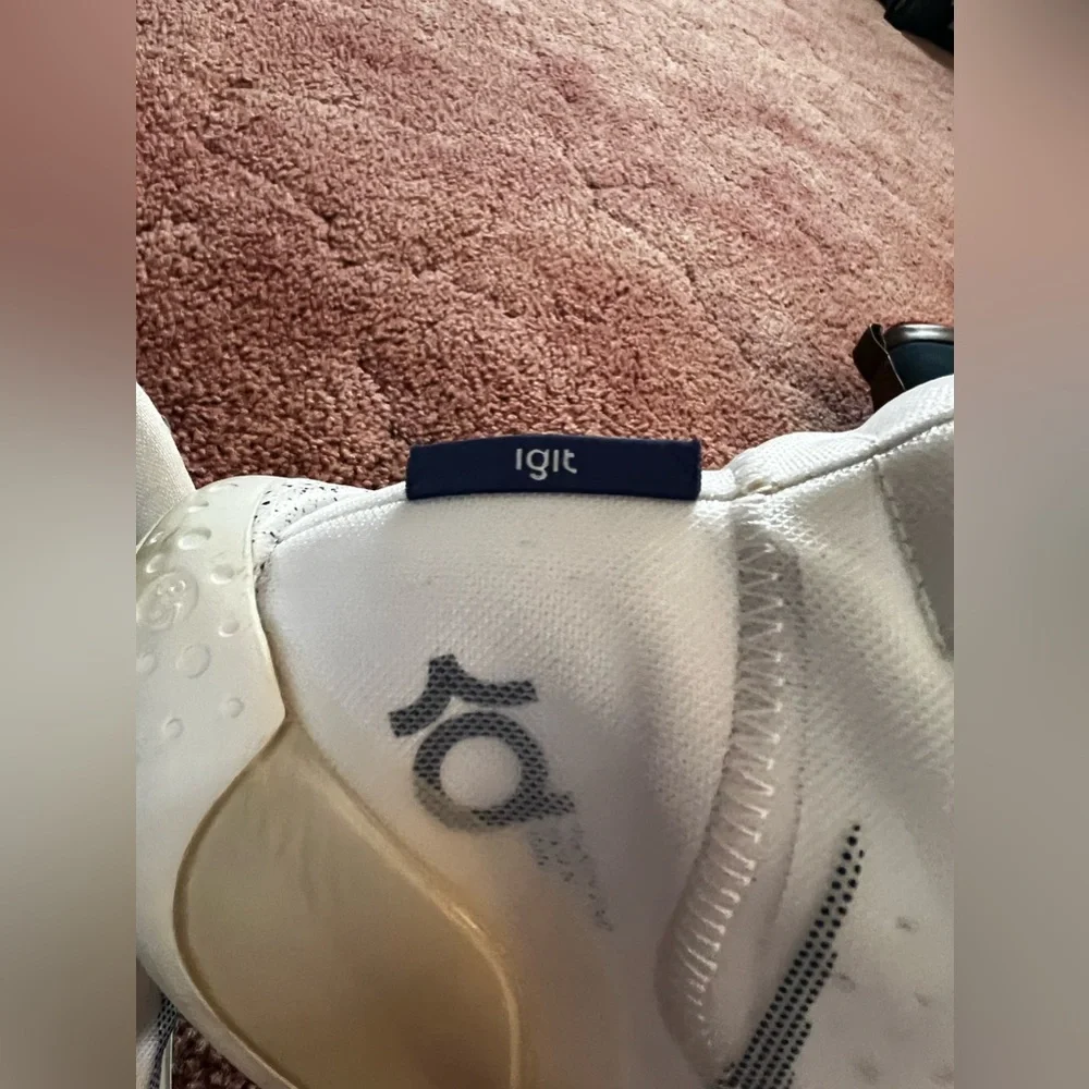 KD white and blue nike basketball shoes - Picture 5 of 5